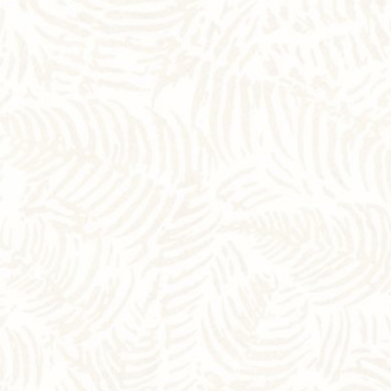 Papier peint intissé floral argenté FOUGERES - Panama par Casadeco - 81080326