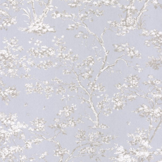 Papier peint intissé forêt taupe ARBRE - Fontainebleau par Casadeco - 81526106