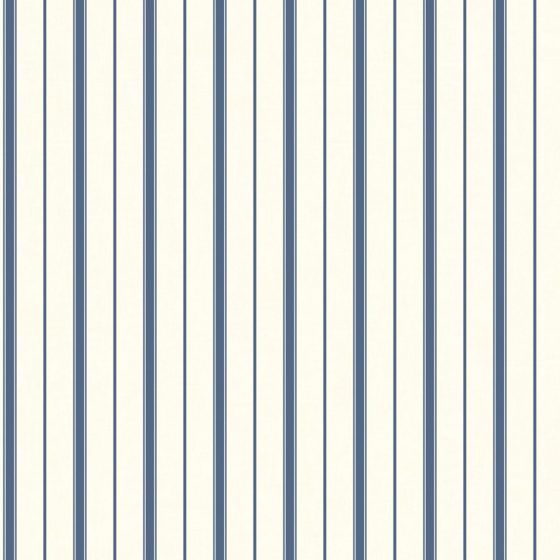 Papier peint vinyle sur intissé rayures bleu LEXINGTON - Rivage par Casadeco - 84046515