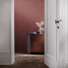 Papier peint vinyle sur intissé uni rouge framboise  JOHARA - Le Velours par Casamance - 74394044
