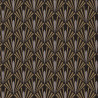 Papier peint intissé géométrique or et argent STEIN - Delta par Casamance - 73921150