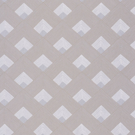 Papier peint intissé géométrique or et argent ONDES - Misura par Casamance - 74470722