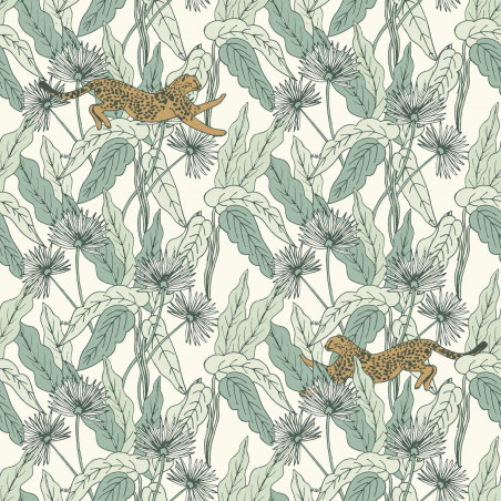 Papier peint intissé végétal vert amande et marron FANTASY WORLD - The Place to Be(d) par Caselio - 101770000 Papier peint intissé végétal vert amande et marron FANTASY WORLD - The Place to Be(d) par Caselio - 101770000