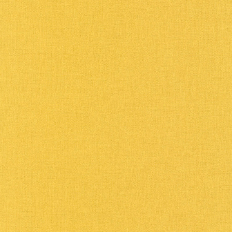 Papier peint vinyle sur intissé uni jaune  SWING - Linen par Caselio - 68522015