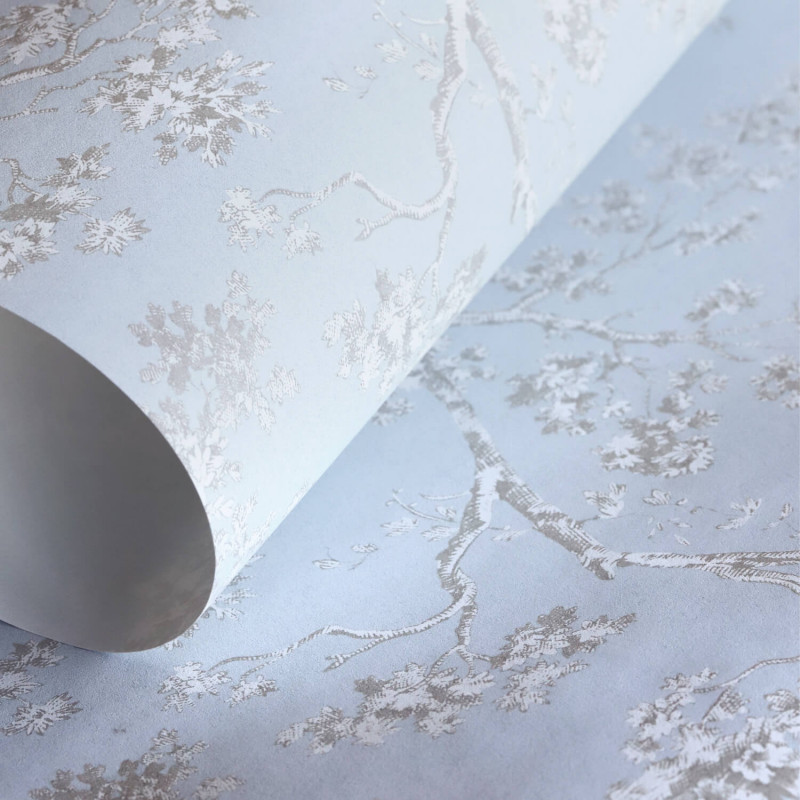 Papier peint intissé forêt taupe ARBRE - Fontainebleau par Casadeco - 81526106