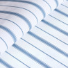 Papier peint vinyle sur intissé rayures bleu LEXINGTON - Rivage par Casadeco - 84046515