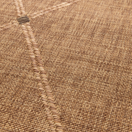 Tapis de salon - 160x230cm - Graphique / Géométrique corde naturelle ton sur ton JACK par Balta Tapis de salon - 160x230cm - Graphique / Géométrique corde naturelle ton sur ton JACK par Balta
