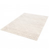 Tapis de salon - 120x170cm - Graphique / Géométrique écru et taupe Cocoon par Balta
