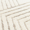 Tapis de salon - 120x170cm - Graphique / Géométrique écru et taupe Cocoon par Balta