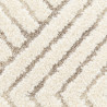 Tapis de salon - 120x170cm - Graphique / Géométrique écru et taupe Cocoon par Balta