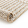 Tapis de salon - 140x200cm - Contemporain écru et corde naturelle Essenza par Balta