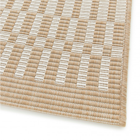Tapis de salon - 140x200cm - Contemporain écru et corde naturelle Essenza par Balta Tapis de salon - 140x200cm - Contemporain écru et corde naturelle Essenza par Balta
