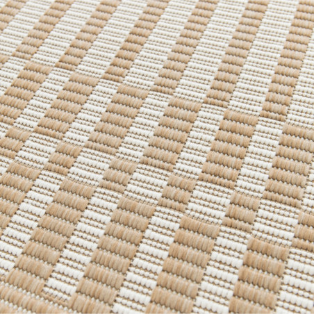 Tapis de salon - 140x200cm - Contemporain écru et corde naturelle Essenza par Balta Tapis de salon - 140x200cm - Contemporain écru et corde naturelle Essenza par Balta