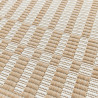 Tapis de salon - 140x200cm - Contemporain écru et corde naturelle Essenza par Balta