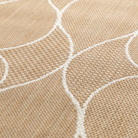 Tapis de salon - 140x200cm - Contemporain corde naturelle et écru Essenza par Balta Tapis de salon - 140x200cm - Contemporain corde naturelle et écru Essenza par Balta