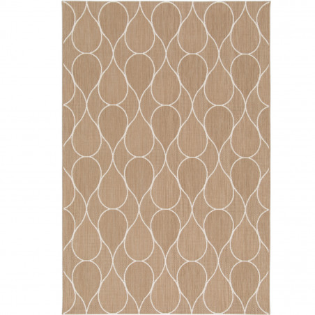 Tapis de salon - 140x200cm - Contemporain corde naturelle et écru Essenza par Balta Tapis de salon - 140x200cm - Contemporain corde naturelle et écru Essenza par Balta
