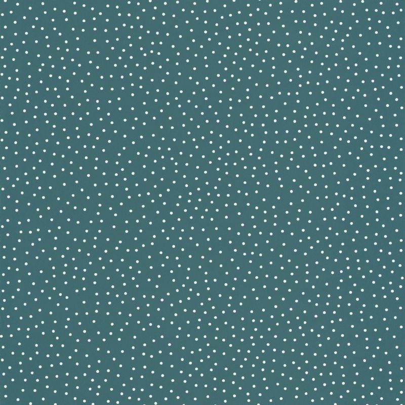 Papier peint intissé graphique bleu canard et blanc LES PTIT POIS - Smile par Caselio - 69726809