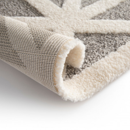 Tapis de salon - 160x230cm - Graphique / Géométrique écru COCOON par Balta Tapis de salon - 160x230cm - Graphique / Géométrique écru COCOON par Balta