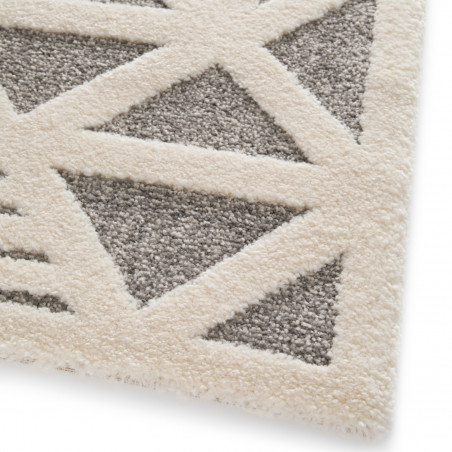 Tapis de salon - 160x230cm - Graphique / Géométrique écru COCOON par Balta Tapis de salon - 160x230cm - Graphique / Géométrique écru COCOON par Balta