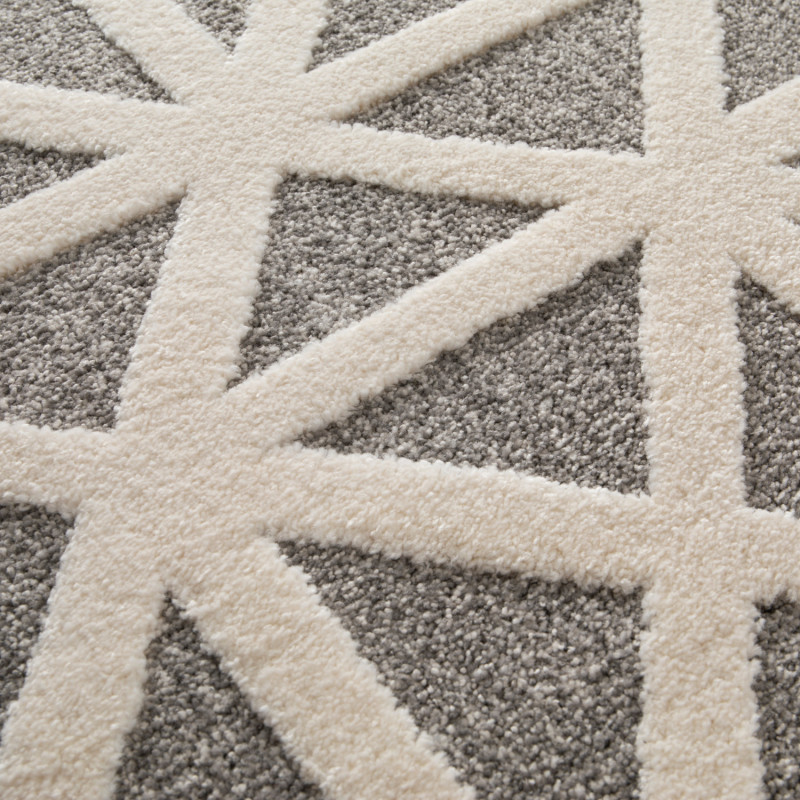 Tapis de salon - 160x230cm - Graphique / Géométrique écru COCOON par Balta