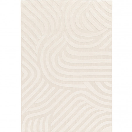 Tapis de salon - 200x290cm - Graphique / Géométrique écru MAMBO par Balta