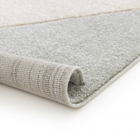 Tapis de salon - 120x170cm - Graphique / Géométrique vert et beige LUNA par Balta