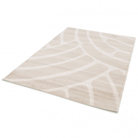 Tapis de salon - 120x170cm - Graphique / Géométrique beige et écru LUNA par Balta