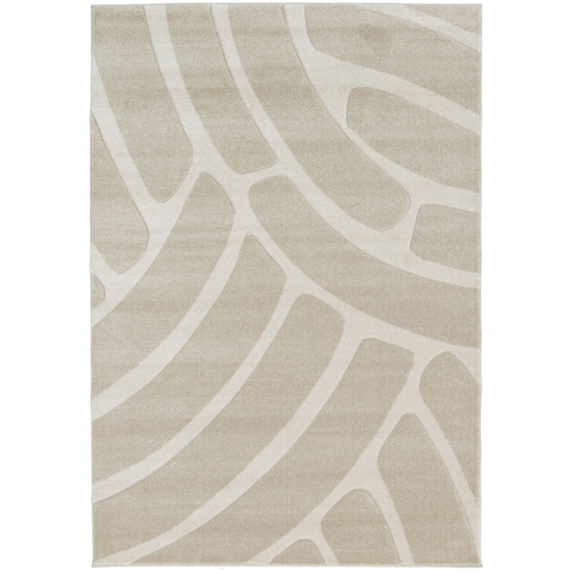 Tapis de salon - 120x170cm - Graphique / Géométrique beige et écru LUNA par Balta