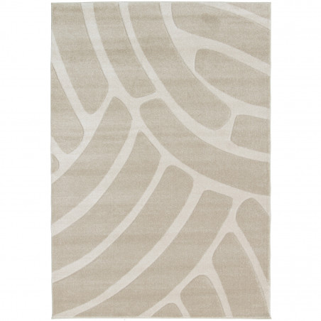 Tapis de salon - 120x170cm - Graphique / Géométrique beige et écru LUNA par Balta