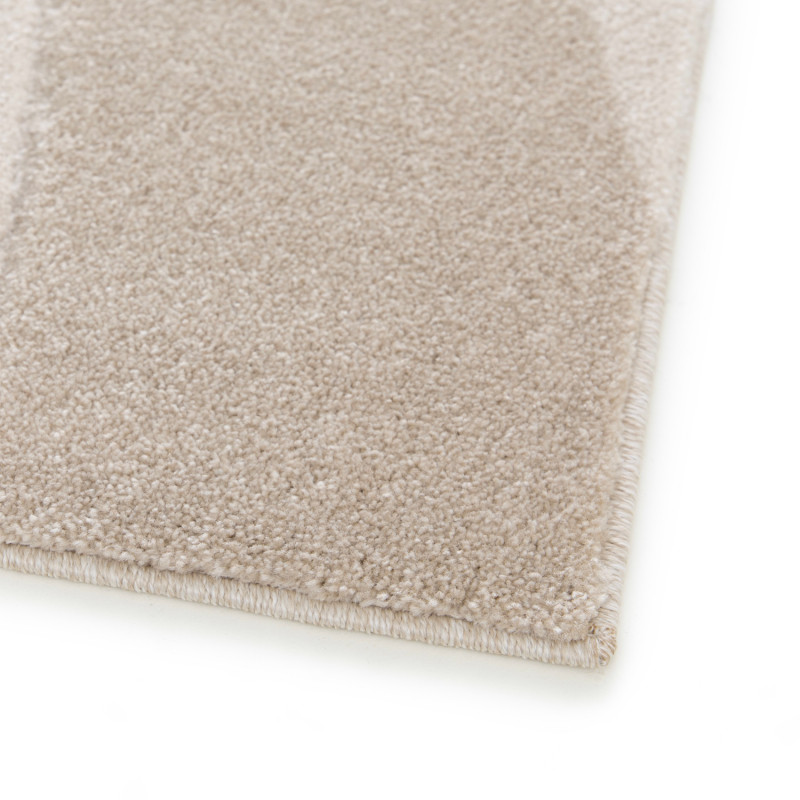 Tapis de salon - 120x170cm - Graphique / Géométrique beige et écru LUNA par Balta