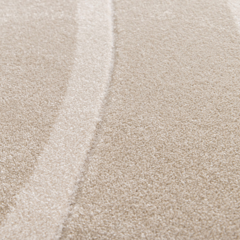 Tapis de salon - 120x170cm - Graphique / Géométrique beige et écru LUNA par Balta