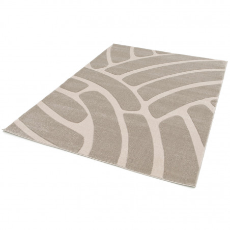 Tapis de salon - 120x170cm - Graphique / Géométrique gris et blanc LUNA par Balta Tapis de salon - 120x170cm - Graphique / Géométrique gris et blanc LUNA par Balta