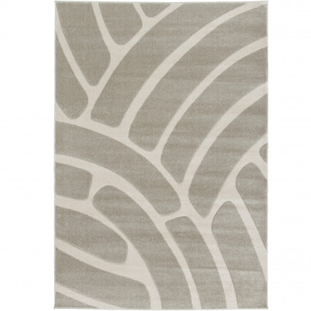 Tapis de salon - 120x170cm - Graphique / Géométrique gris et blanc LUNA par Balta Tapis de salon - 120x170cm - Graphique / Géométrique gris et blanc LUNA par Balta