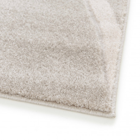 Tapis de salon - 120x170cm - Graphique / Géométrique gris et blanc LUNA par Balta Tapis de salon - 120x170cm - Graphique / Géométrique gris et blanc LUNA par Balta