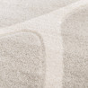 Tapis de salon - 120x170cm - Graphique / Géométrique gris et blanc LUNA par Balta