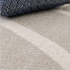 Tapis de salon - 120x170cm - Graphique / Géométrique gris et blanc LUNA par Balta