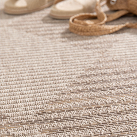 Tapis de salon - 160x230cm - Contemporain taupe INDY par Balta Tapis de salon - 160x230cm - Contemporain taupe INDY par Balta