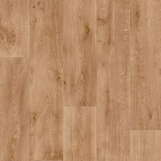 Sol Vinyle/PVC - 4m - parquet chêne naturel CROWN 336D - Texas par Beauflor