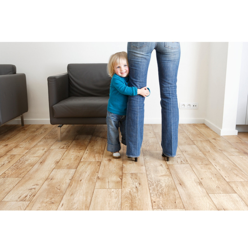 Sol Vinyle/PVC - 3m - parquet chêne rustique BIRMA 035  - Smart Bingo par IVC