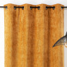 Prêt-à-Poser rideau isolant - 135cmx260cm - uni moutarde COLORADO par Linder