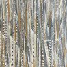 Papier peint vinyle sur intissé géométrique marron et gris LAHNA - Le Velours par Casamance - 74654758