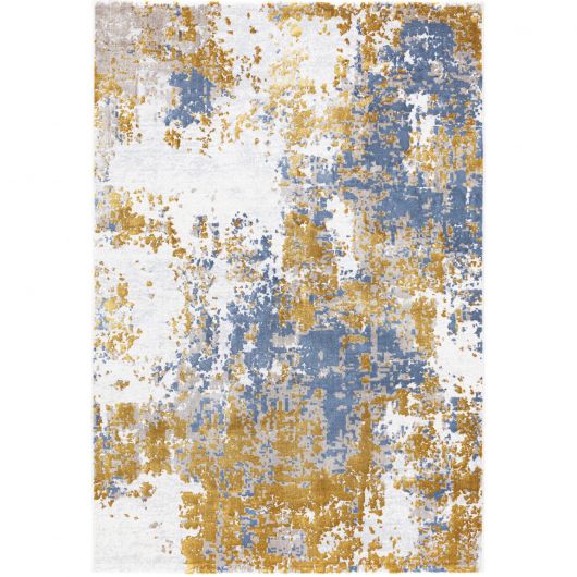 Tapis de salon - 120x170cm - Contemporain bleu et beige Joy par Osta
