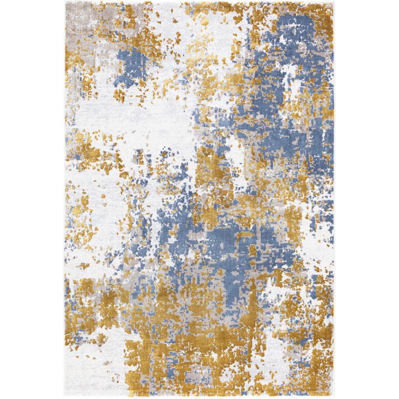 Tapis de salon - 120x170cm - Contemporain bleu et beige Joy par Osta