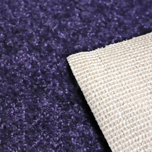 Moquette - 4m - velours violet pourpre CHARISMA 81 par Lano