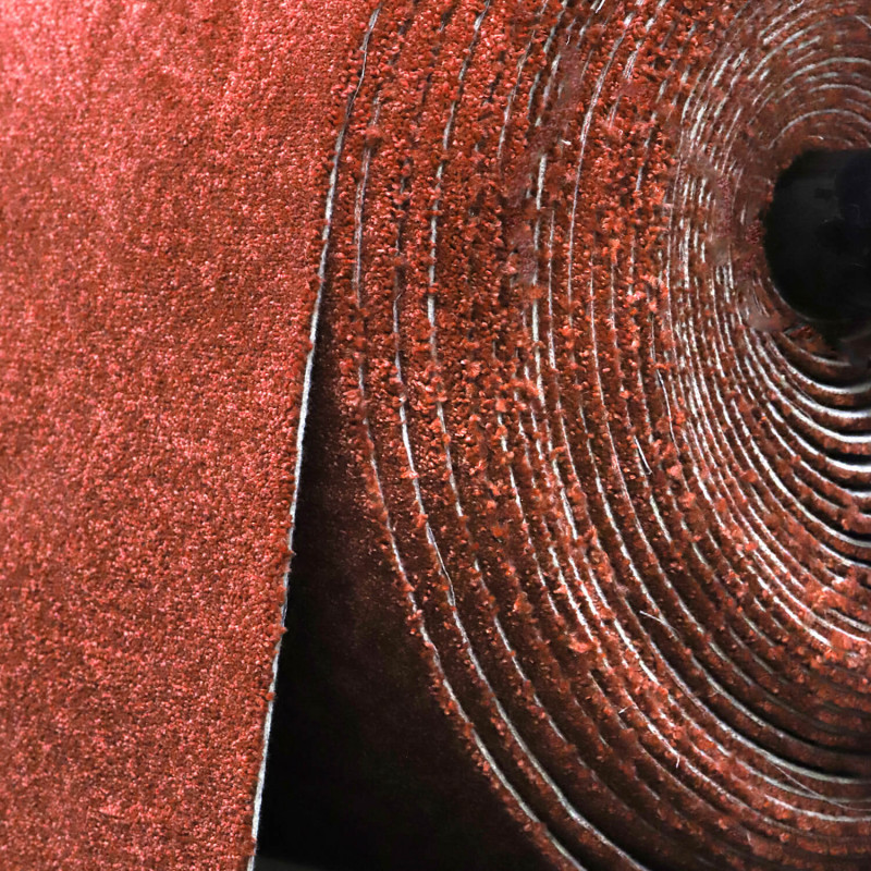 Moquette - 4m - velours rouge carmin CHARISMA 110 par Lano