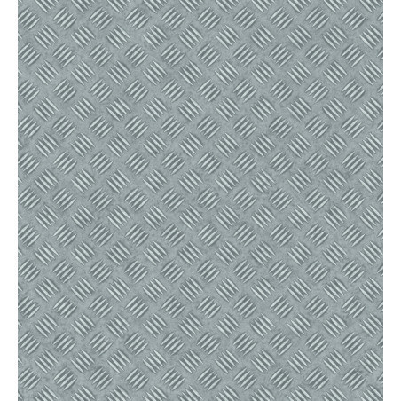 Sol Vinyle/PVC - 4m - tôle métallique grain de riz SOLID 91 -  Atento par IVC
