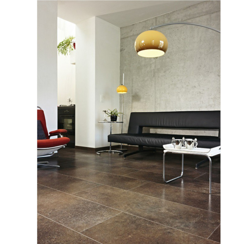 Sol Stratifié béton cuivré 642 - Pure stone par Balterio