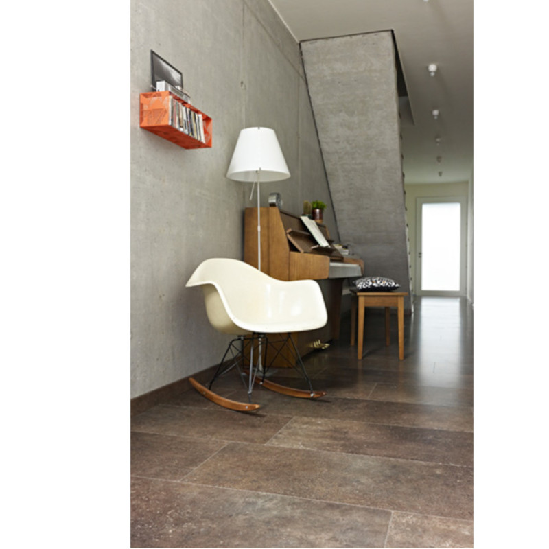 Sol Stratifié béton cuivré 642 - Pure stone par Balterio