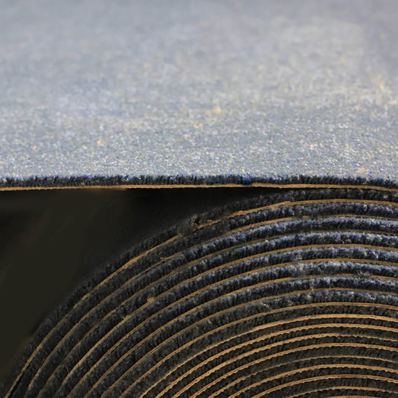 Moquette - 4m - velours bleu jean lagune CHARISMA 761par Lano