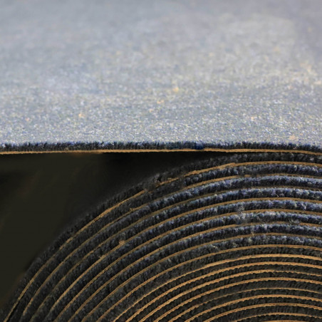 Moquette - 4m - velours bleu jean lagune CHARISMA 761par Lano Moquette - 4m - velours bleu jean lagune CHARISMA 761par Lano
